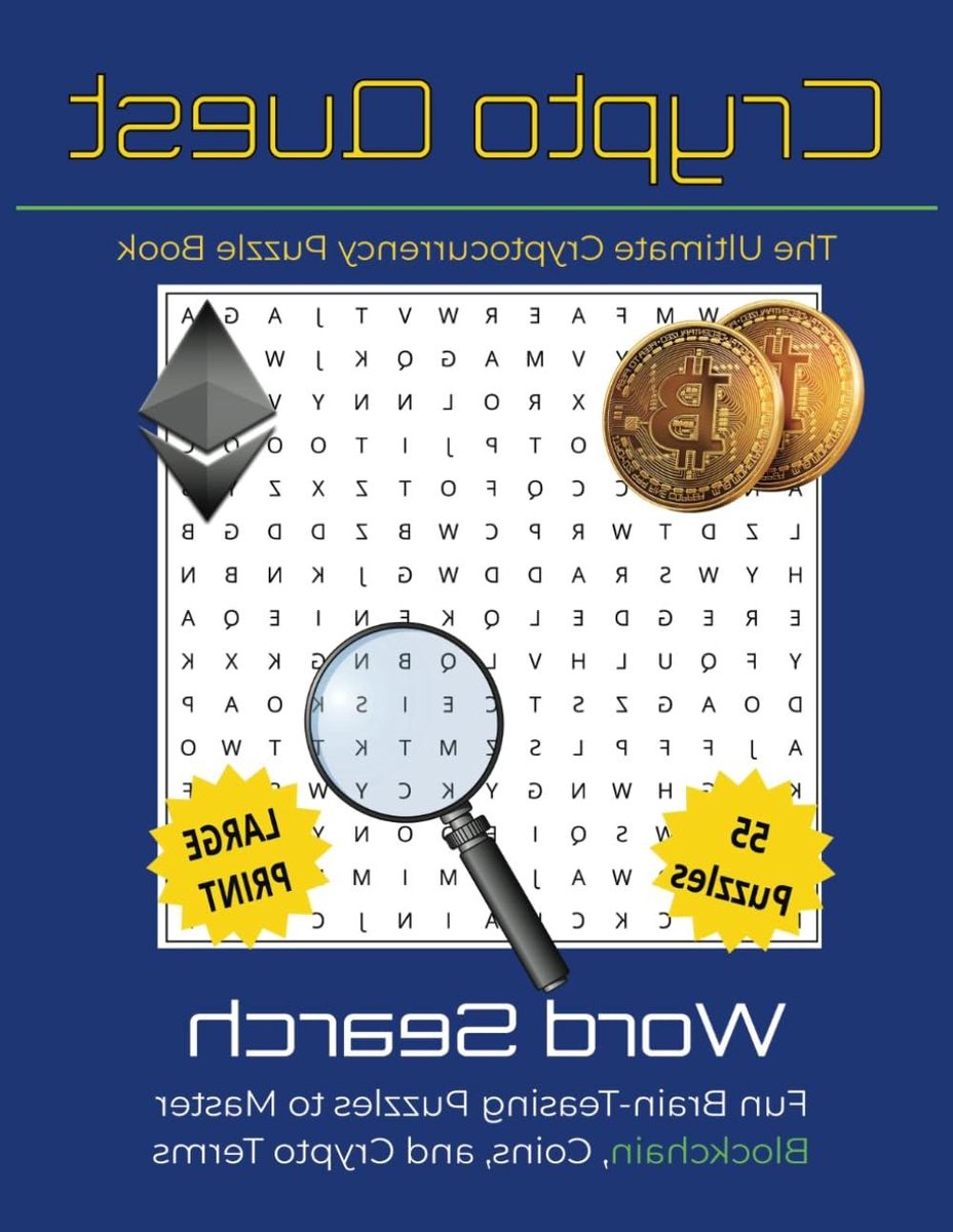 Cryptocurrency Woordzoeker - Crypto Puzzelboek - Hersenen Trainen - 55 Crypto Puzzels - 8.5x11 inch - Niet gespecificeerd