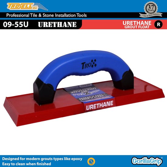 Urethaan Voegenfloat - Voegenkrabber Grout Float - Tegels Afvoegen - Massief Urethaan - 4 x 9 inch - Niet gespecificeerd van Merkloos	 — afbeelding 3