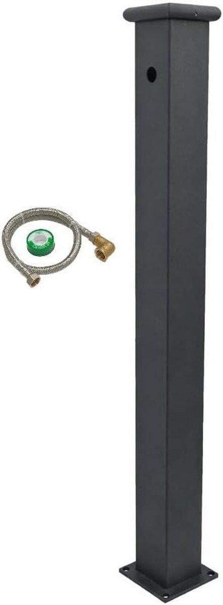 Kolomfontein - Zuillfontein Tuin - Decoratie Buiten - Verzinkt Staal - 92 cm Hoog - Antraciet