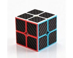 Qiyi 2x2 Carbon – Speedcube | Snel, Soepel & Duurzaam – Klassieke Speed Cube - Puzzelkubus voor Jong & Oud - Fidget - Fidget Cube - Fidget Toys - NIET van het merk Rubiks cube / Rubiks kubus