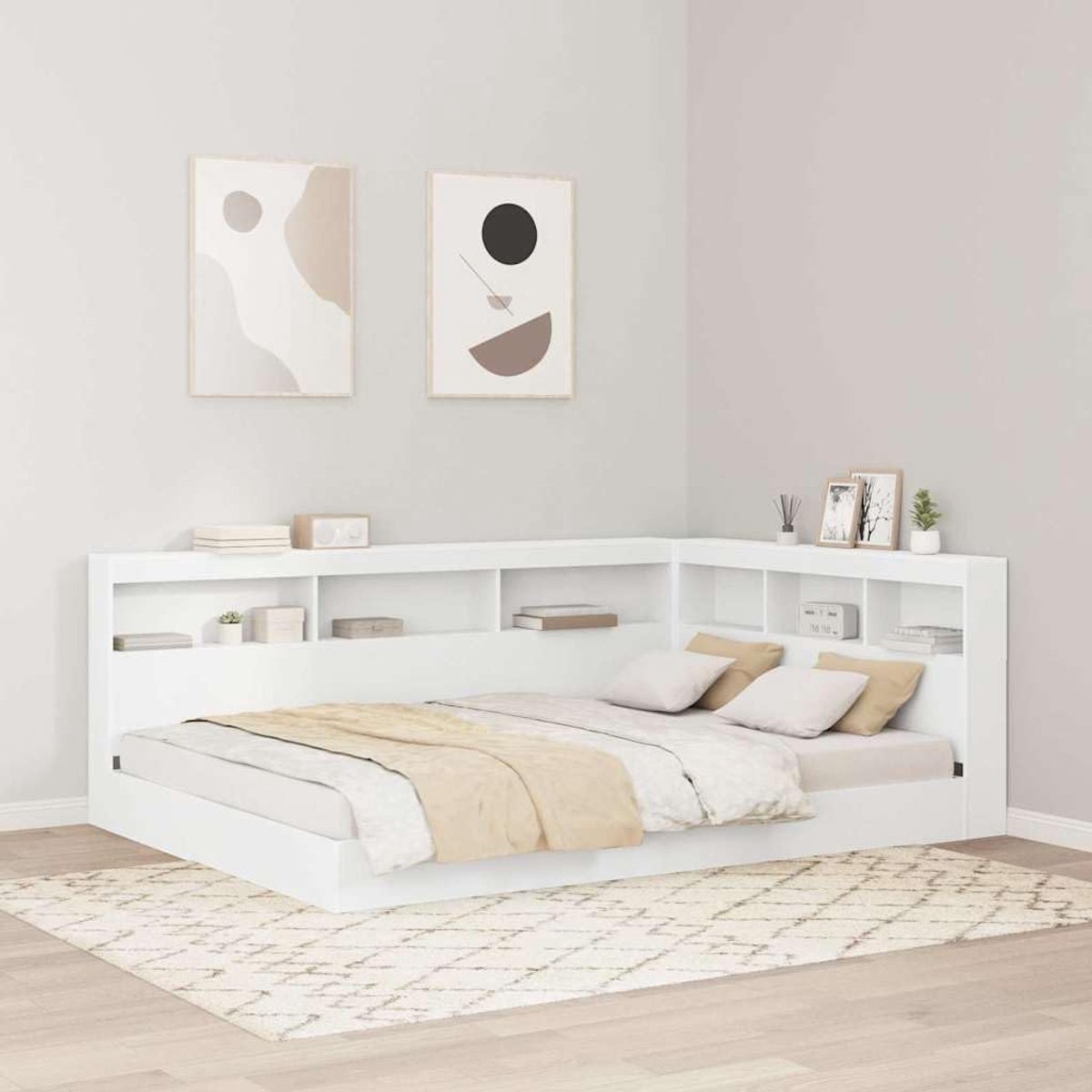 Luxe Boekenkast – Wit – 160x200 cm – Industrohome
