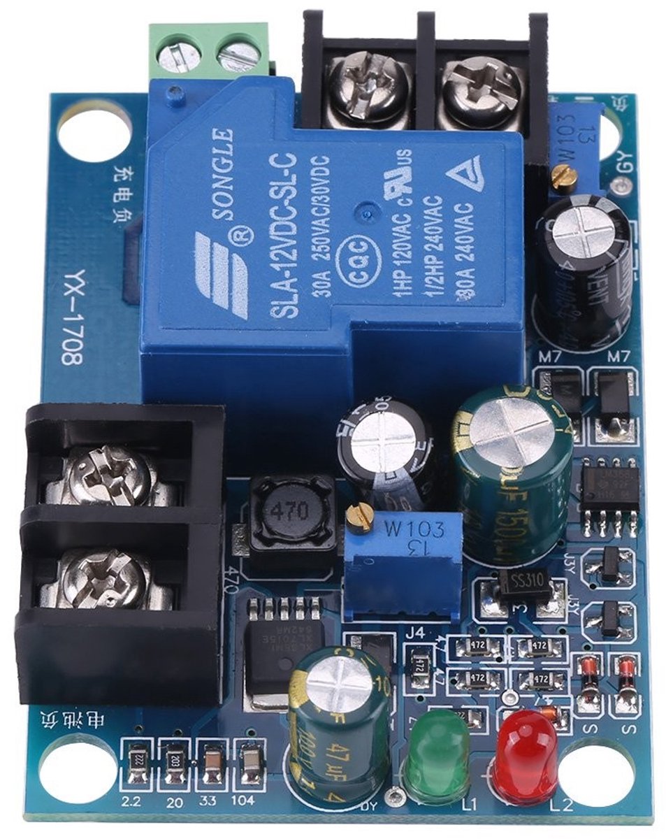 By shayne - Automatische Oplader - Controle Module - 12V/24V/36V/48V - 30A - Efficiënt en Betrouwbaar - Geschikt voor Diverse Accu's - Ideaal voor Th.