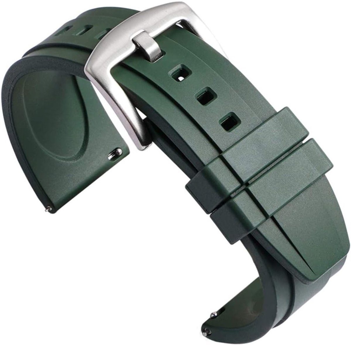 Waterdichte Horlogeband van 20mm van FKM Fluoro Rubber voor Galaxy Watch, Comfortabel en Duurzaam, Geschikt voor Diverse Modellen