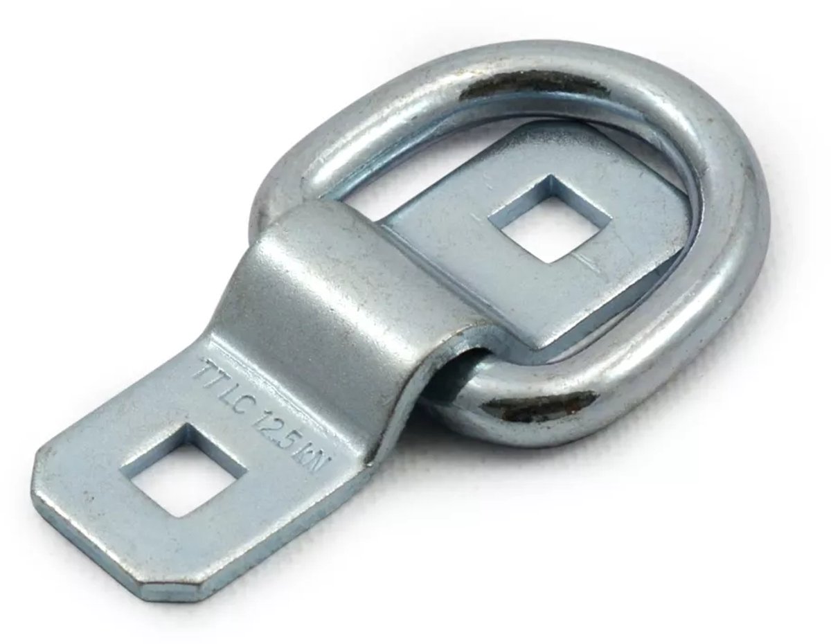 Set van 10 Ankerpunten Laadvloer (D-Ring) – 2500kg – Bevestigingsogen voor Ladingzekering