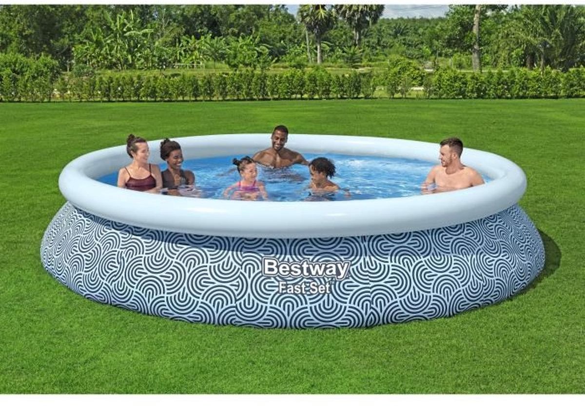 Bestway Inflatable pool with pump - Ø 396 x 84 cm