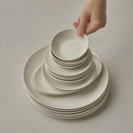 Karaca Artiste 20-Delige Ontbijtset - Wit - Serviesset voor 6 Personen - Modern & Elegant Design — afbeelding 4