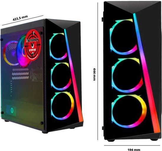 ScreenON - Game PC - Intel Core i3 - 512Gb SSD - Game Computer