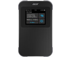 Acer Connect M4 - Portable Mifi Router - Mobiele Hotspot - 5G - WiFi 6 - Dual-band - SIM - eSIM - Virtual SIM - inclusief 20 GB - tot 16 apparaten - ideaal voor onderweg of op de camping