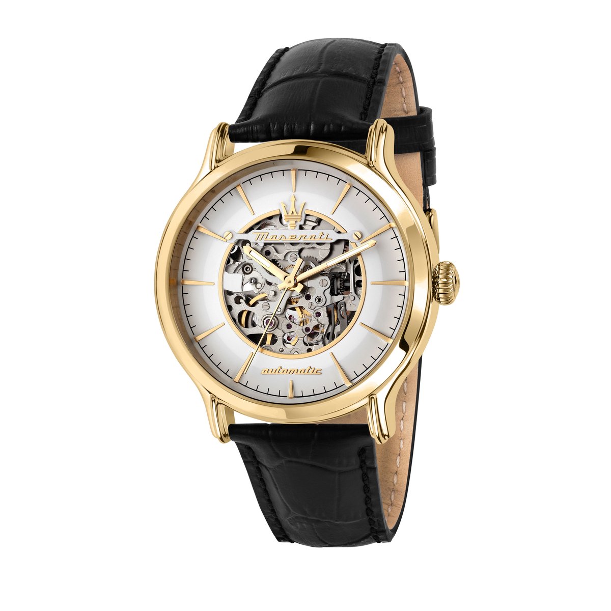Maserati - Epoca - R8821118015 - automatisch - herenhorloge - goud - wit - goudkleurig - 42 MM
