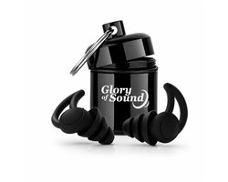 Glory of Sound Oordoppen - Slaap Oordoppen - Gehoorbescherming - Sleep Plugs - 23 dB - Zwart
