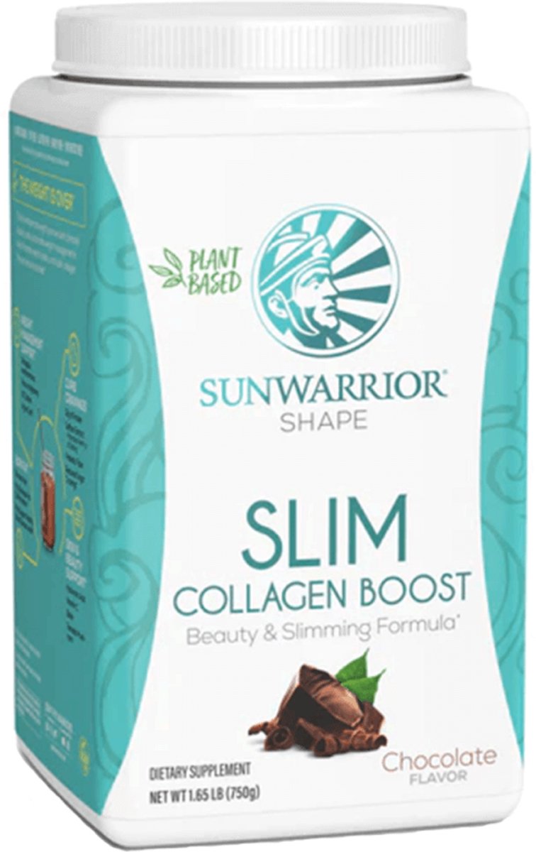 Sunwarrior - Shape Slim Collagen Boost - Chocolate - 750 Gram