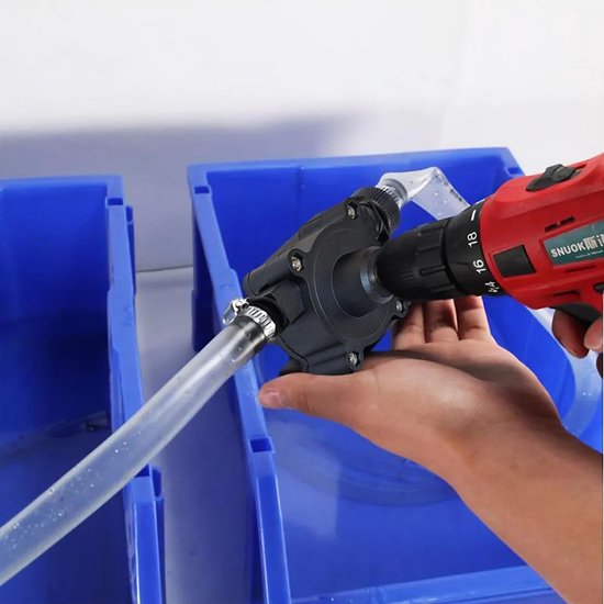 Retoo Mini Electric Drill Pomp - 25 L/min, Draagbare Zelfaanzuigende Pomp voor Water en Vloeistoffen van Merkloos — afbeelding 4