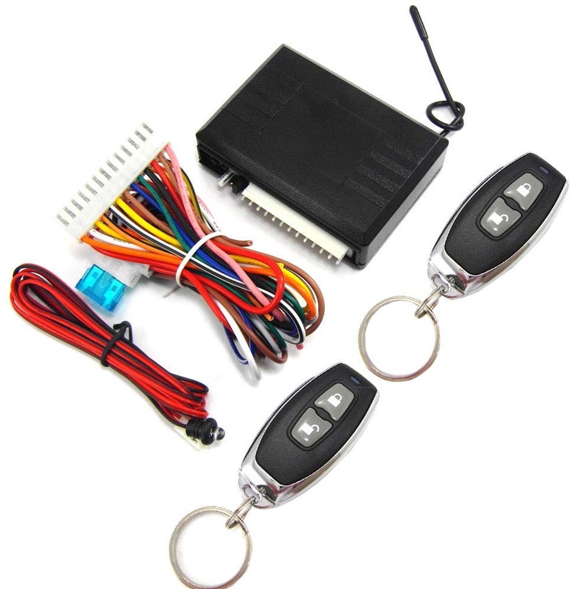 Dailygoods - Auto Centrale Vergrendeling Set - Keyless Entry Systeem - Radiografische Afstandsbediening - 12V - Auto Deurslot - Veiligheidsoplossing -
