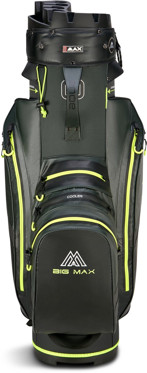 Big Max Aqua Silencio 4 - Waterdichte Golftas - Cartbag - Stille Golf Tas - Groen — afbeelding 5