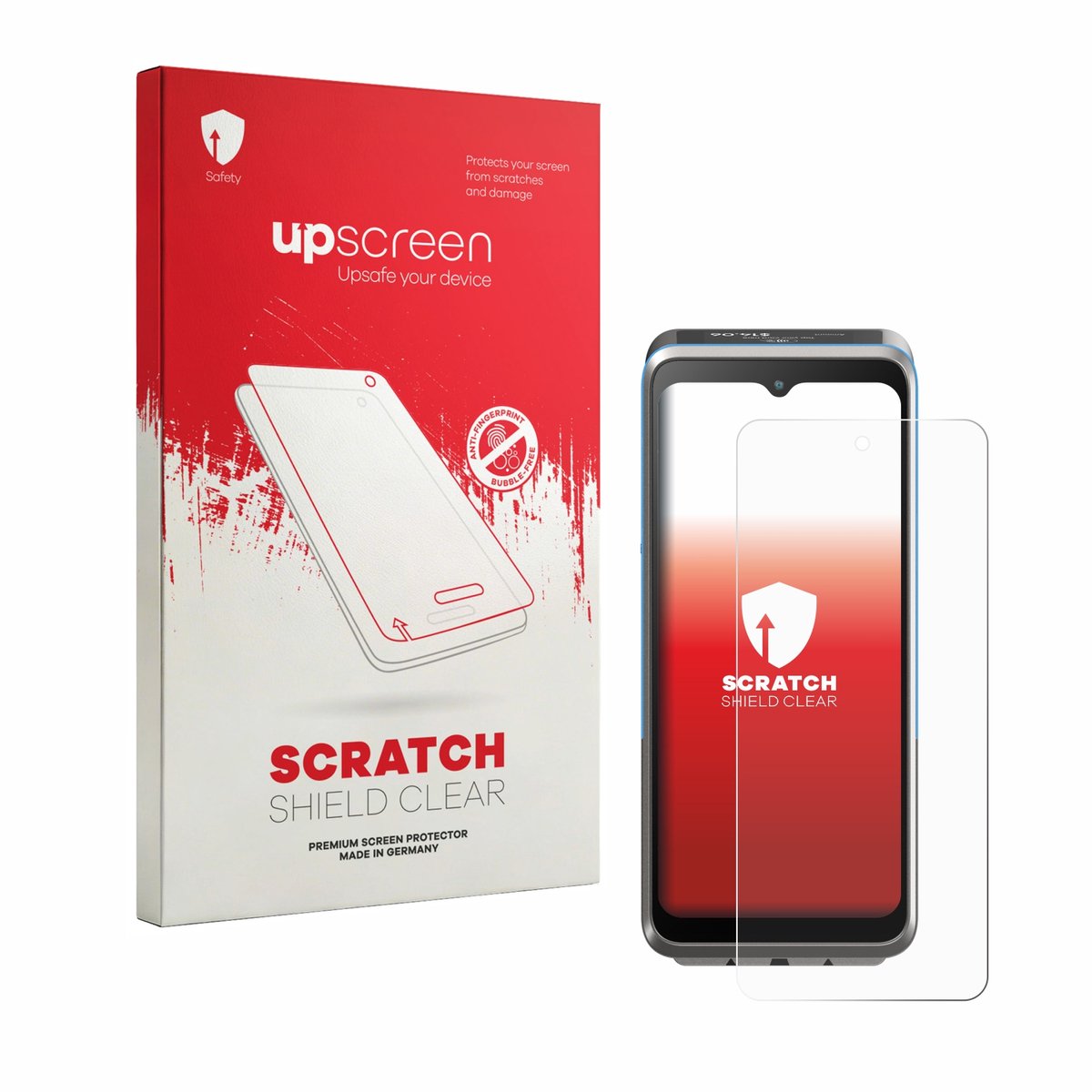 upscreen - Screenprotector voor ingenico Axium DX8 - Folie Beschermfolie transparant