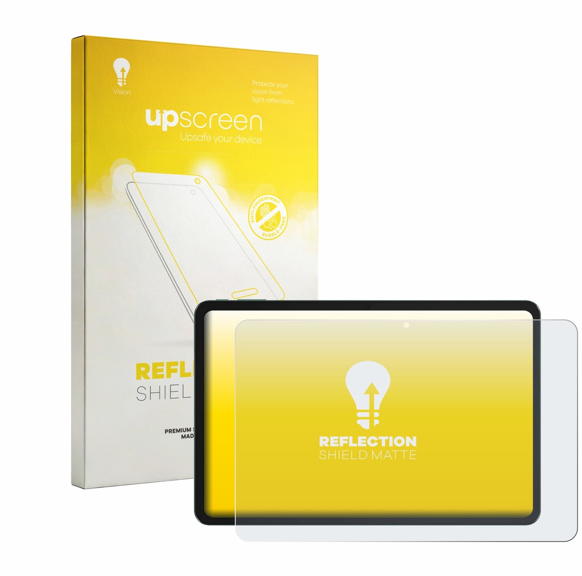 upscreen - Screenprotector voor Tecno MEGAPAD 2 - Folie Beschermfolie anti glare matte