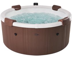 MSpa Rova Frame Spa 6-Persoons – Jacuzzi voor Buiten – 130 Bubbeljets & 8 Massagejets – WiFi – UVC – LED – Winterproof