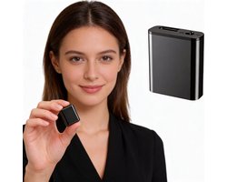 Afluisterapparatuur Mini Spraakgestuurde Recorder Voor Discrete Geluidsopnames – Digitale Kleine Geluidsrecorder Compact en Eenvoudig In Gebruik – Micro Opnameapparaat Met Heldere Audio en Lange Opnameduur