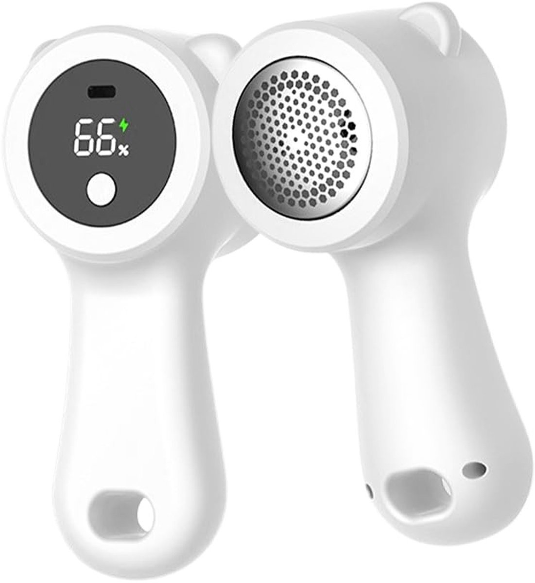Dailygoods - Stofscheerapparaat - Pluisscheerapparaat - Digitaal display - Wit - Trimmer voor kleding en meubels - Geschikt voor textiel en meubels -