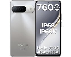 DOOGEE B10 4G - Robuuste smartphone - Robuuste telefoon - 48GB RAM + 256GB ROM (2TB/TF) - 6,63 inch FHD 120Hz - 7600mAh/33W - IP68/IP69K waterdicht - Helio G100 - Android 16 - NFC - Vingerafdruk - Gezichtsherkenning