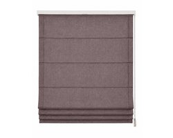 Vouwgordijn Colours Maria Chocolat 60x180 cm – Transparant Store Bateau – Bruin – Katoen/Polyester