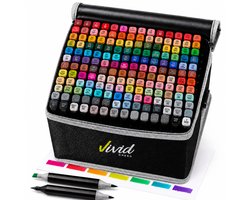 Twinmarkers 168 stuks voor volwassenen - Alcohol markers - Stiften - Markeerstiften - Vivid Green