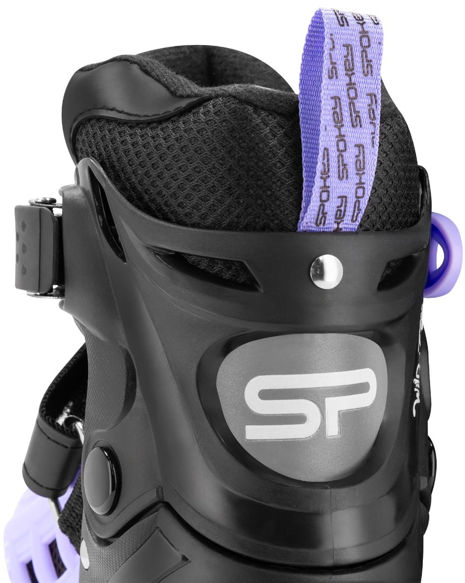 Spokey 4W1 Verstelbare Inlineskates - Zwart / Paars - Maat 29-33