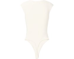 Halter Jumpsuit - Trendy Mouwloze One-Piece - Elegante Zomer Outfit voor Vakantie, Feestjes en Dagelijks Gebruik - Wit - Maat M