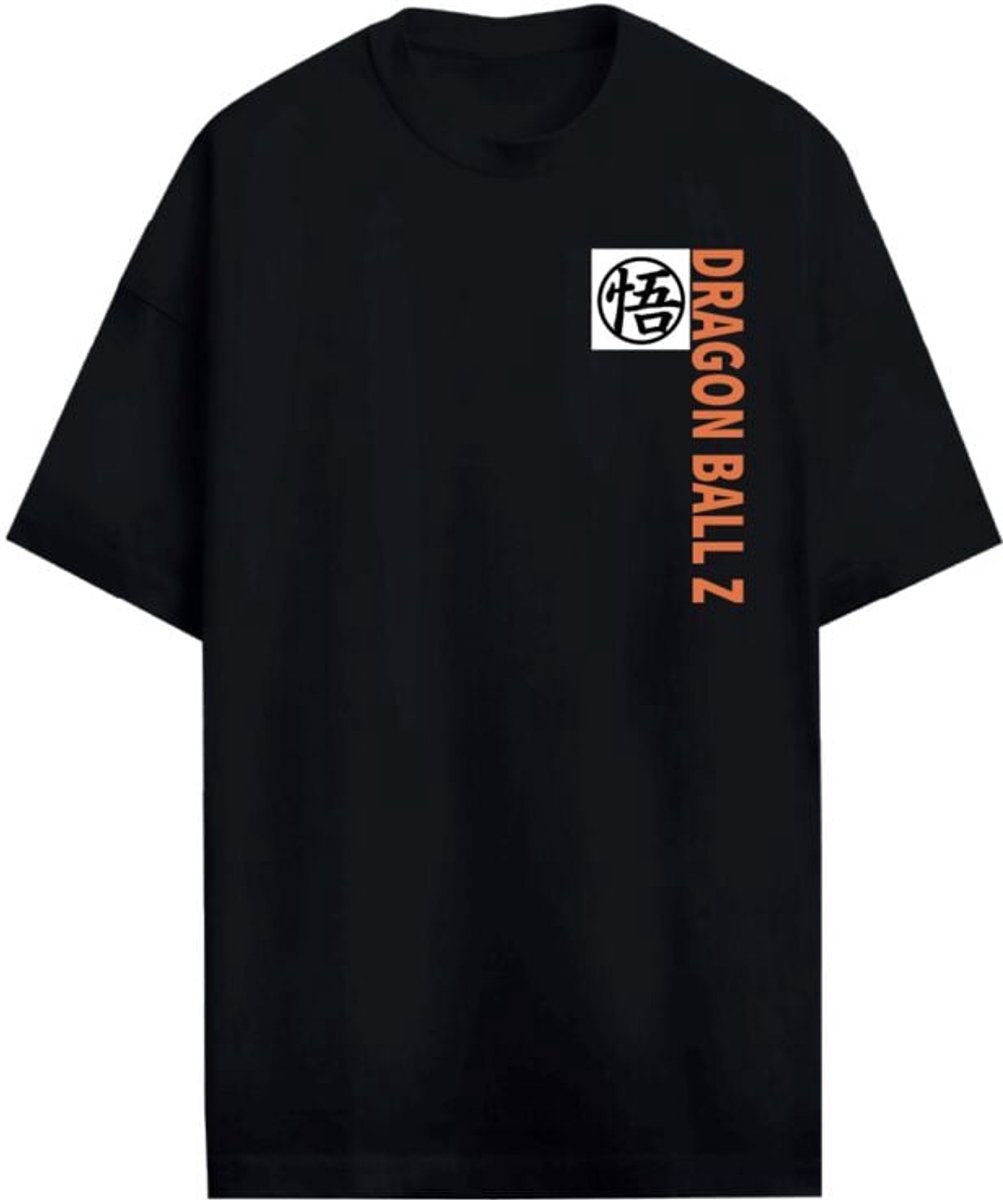 Dragon Ball Z - Goku Heren Oversized T-shirt - zwart - S