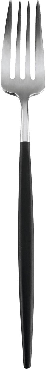 ASA Selection Goa-vork, menu-vork, eetvork, gourmetvork, bestek, roestvrij staal, zwart, 21,5 cm, 32102950