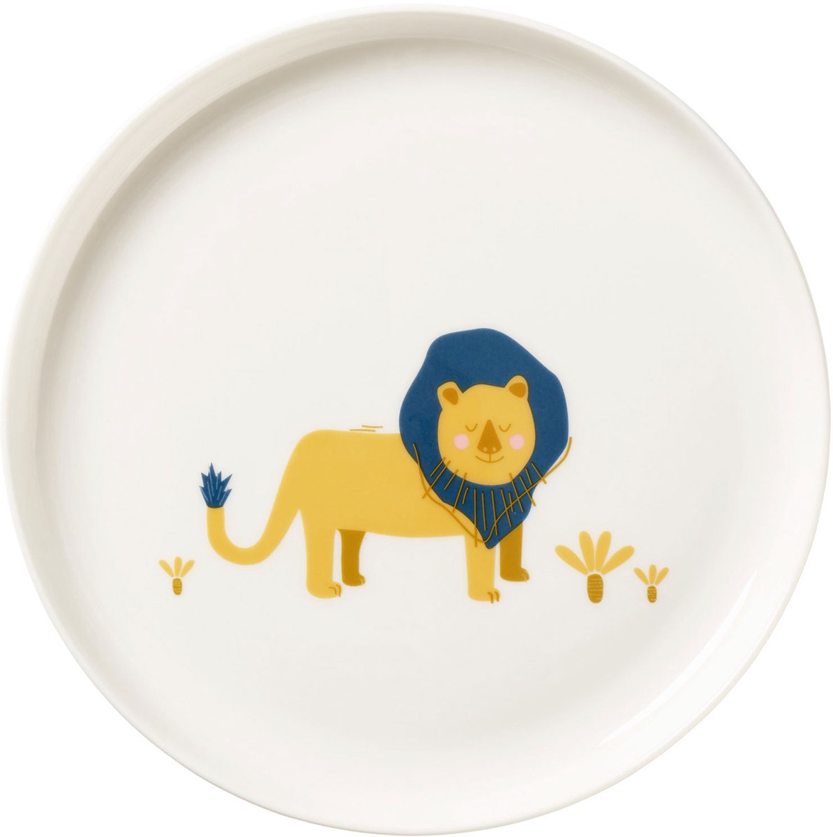 ASA Selection Kids bord Leo Leeuw, dinerbord, kinderen, Fine Bone China, Ø 21 cm, 38142314