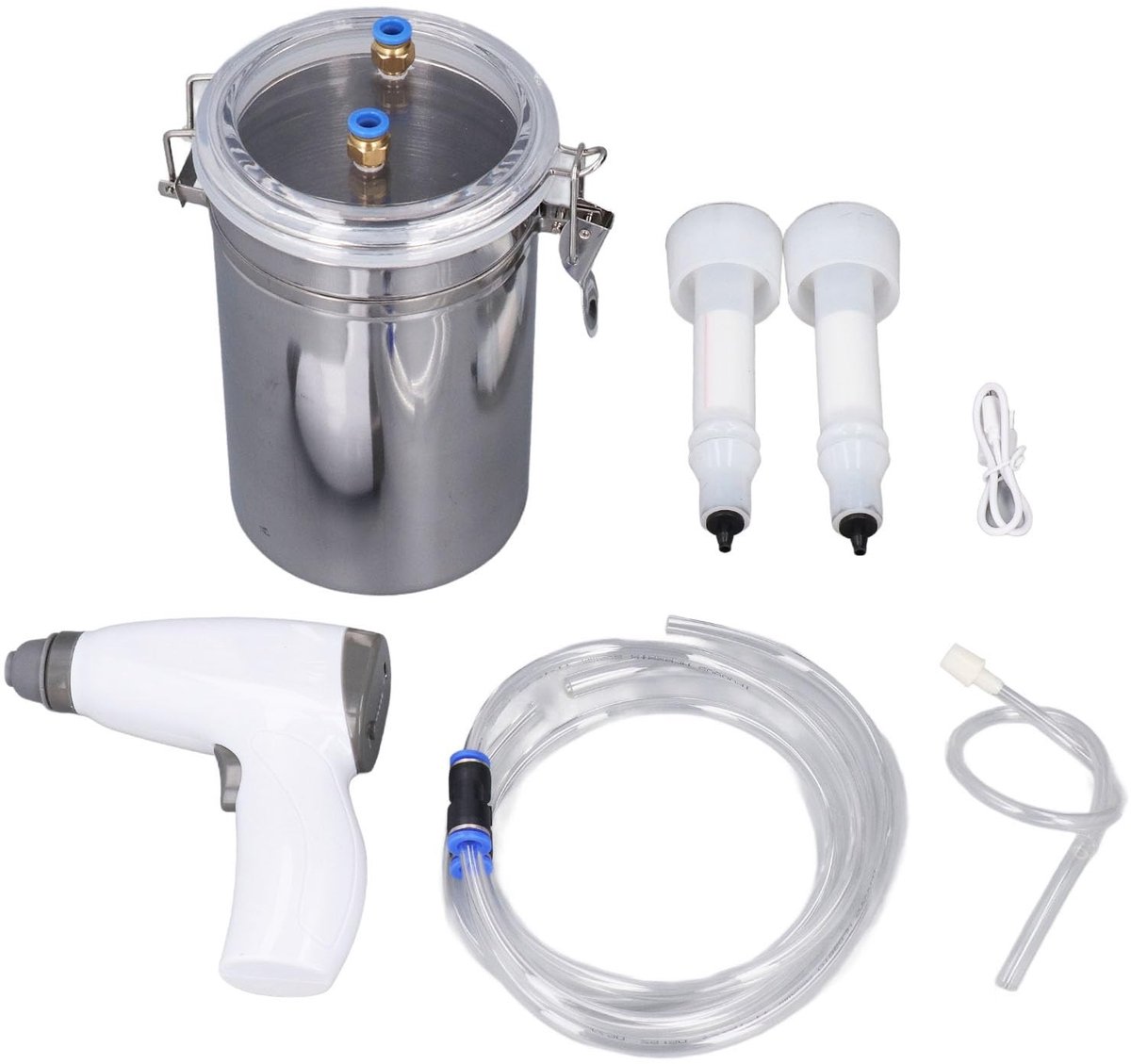 Dailygoods - Elektrische Melkmachine - Draagbare Accu Melker - Voor Koeien en Geiten - Effectieve Melkverzameling - Hoogwaardige Melktechnologie - Com