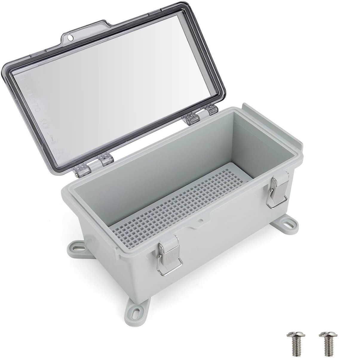 Dailygoods - Aansluitdoos - Waterdicht IP66 - Transparante behuizing - ABS kabelaansluitdoos - Wandmontageaccessoires - 210 x 110 x 100 mm