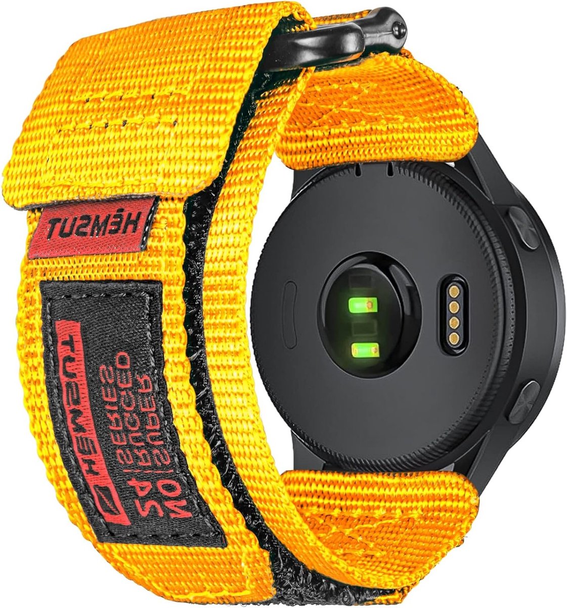 Duurzame Nylon Sportband voor Smartwatch met Klittenband, Geschikt voor Amazfit GTR 2e, GTR 2, GTR 3 Pro en GTR 4