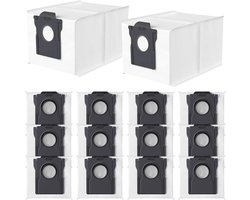 14 stuks stofzakken geschikt voor Dreame L20/X30/X40/X50 Ultra Complete L10s/L10/L10s Pro/L40/L50/E30 Ultra – geschikt voor Xiaomi X10+/X20+ Pro/Max stofzuiger