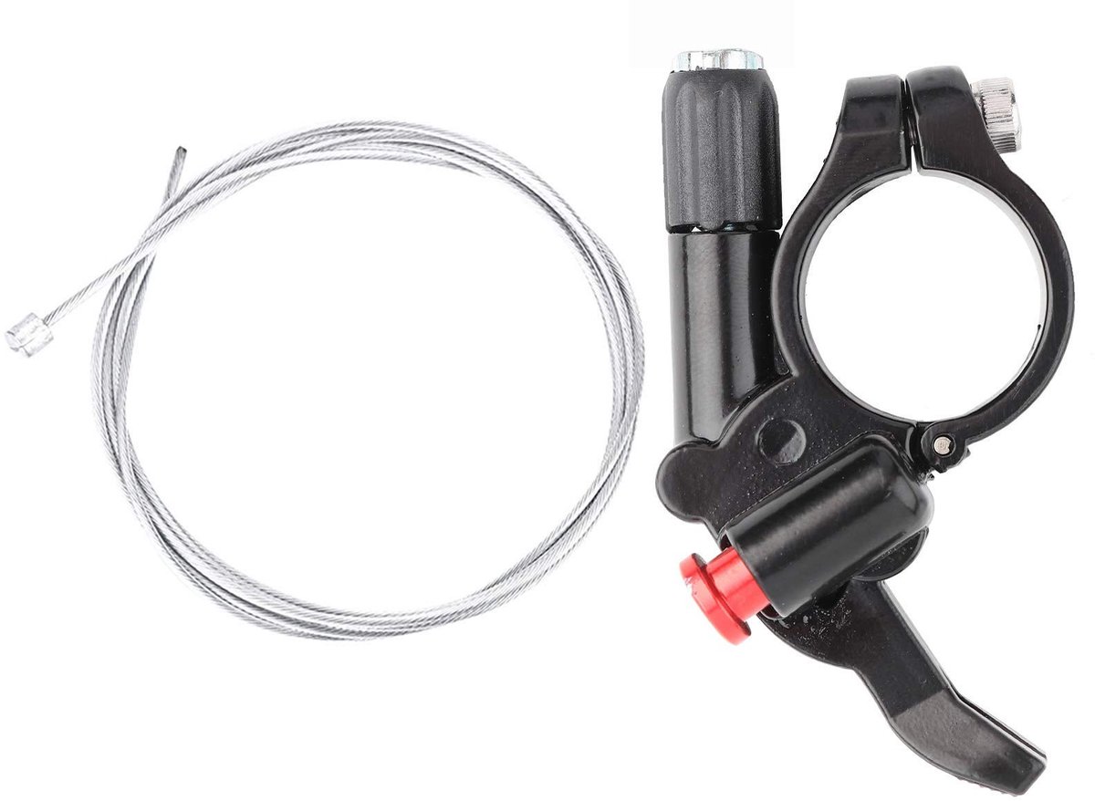 Dailygoods- Fiets Afstandsbediening Robuust - Aluminiumlegering - Lichtgewicht - Eenvoudig te Installeren - Geschikt voor Stuurdiameter 22,2 mm - Corrosiebestendig - Fietsbediening