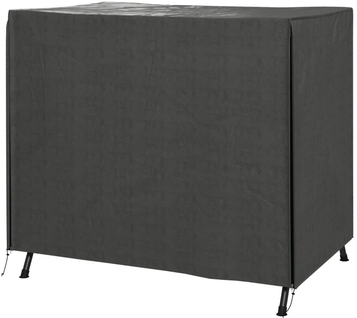 ZYLARO Hollywood Schommelhoes - Beschermhoes voor Tuinschommel - Winterbestendig, Ademend & UV-bestendig- voor Schommelbank, Tuinstoelen - Tuin, Terras, Balkon - 177 x 114 x 152 cm - Grijs Donkergrijs