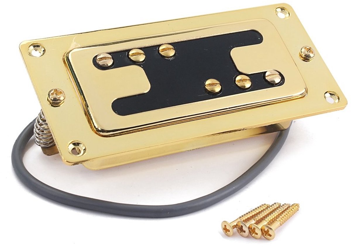 Dailygoods - Neck Pickup - Humbucker Pickup - Dubbele Coil - Goud - Gitaar Accessoire - Perfect voor LP Elektrische Gitaren