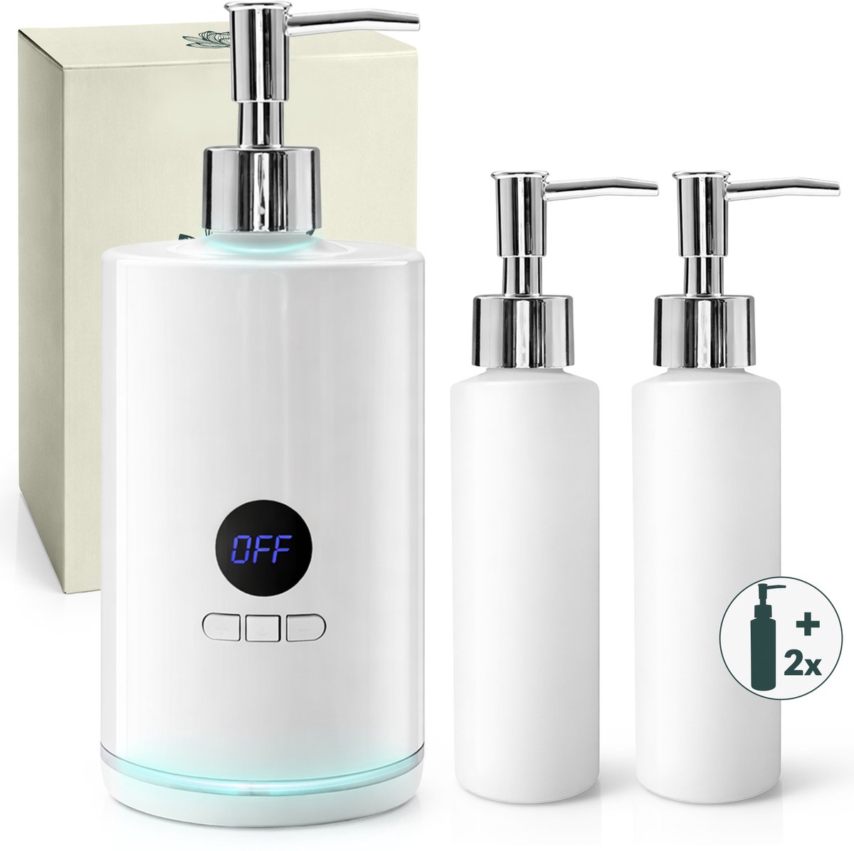 Massage Olie Verwarmer Digitaal Glow - 1 jaar garantie - Massageolie Verwarmer 30 Tot 65 Graden - Massage Apparaat - Elektrische Flessenwarmer