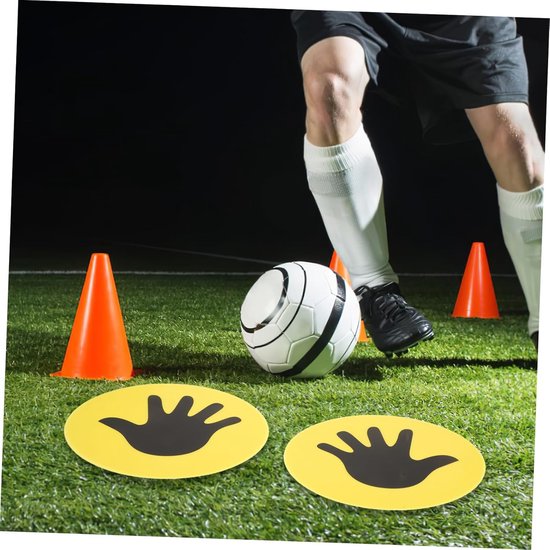Voetbal Trainingsschijven - Markeer Schijven - Sport Training - Antislip Achterkant - 23x23cm - Meerdere Kleuren — afbeelding 3