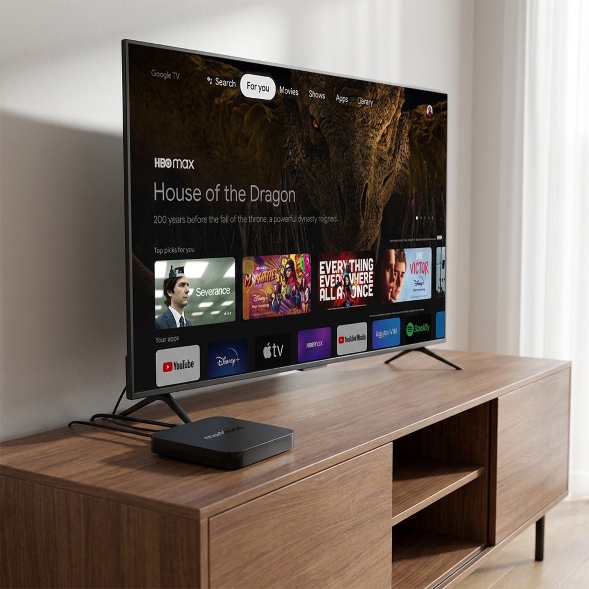 Android TV Box GD2 – Chromecast Google TV – Google Gecertificeerd Media Streamer – Netflix, Disney+, Videoland en meer – 4K HDR - 2GBR, 32GB Opslag — cadeau in Elektronica - foto 7
