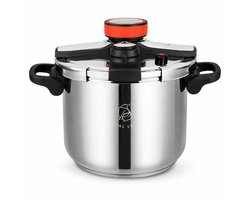 Royal Swiss® Snelkookpan – 10Liter – 26CM – RVS – Inductie Geschikt – Pressure Cooker