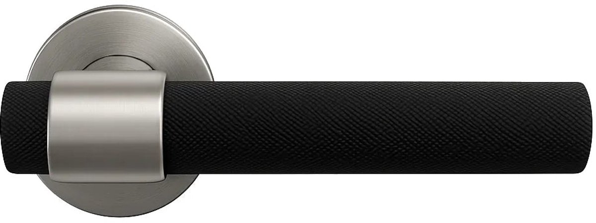 DutchLine - Grip Duo Deurkruk - Chroom Mat Zwart