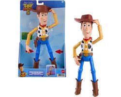 Disney en Pixar Toy Story 5 grote Howdy Partner Woody figuur van 30 cm - beweegbaar speelgoed - kantelbare hoed