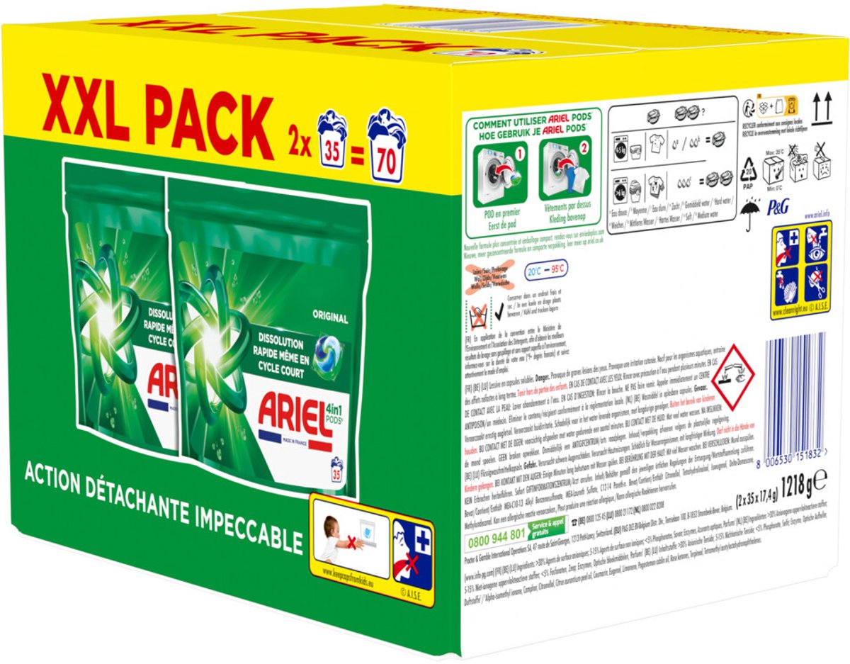 Ariel 4in1 Wasmiddel Pods Original