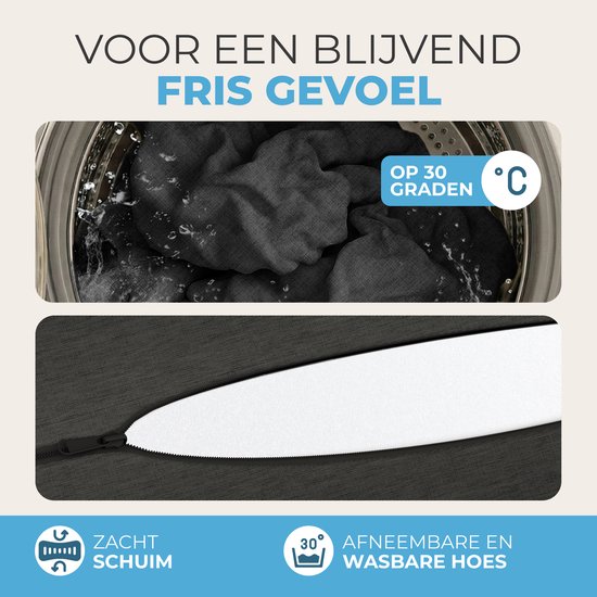 ELONEO Opvouwbaar Matras - 3-Delig Vouwmatras, Extra Dik 15 cm Schuim, Wasbaar en Draagbaar Logeermatras voor Volwassenen, Eenpersoonsbed (Zwart, 75 x 195 x 15 cm) van ELONEO — afbeelding 5