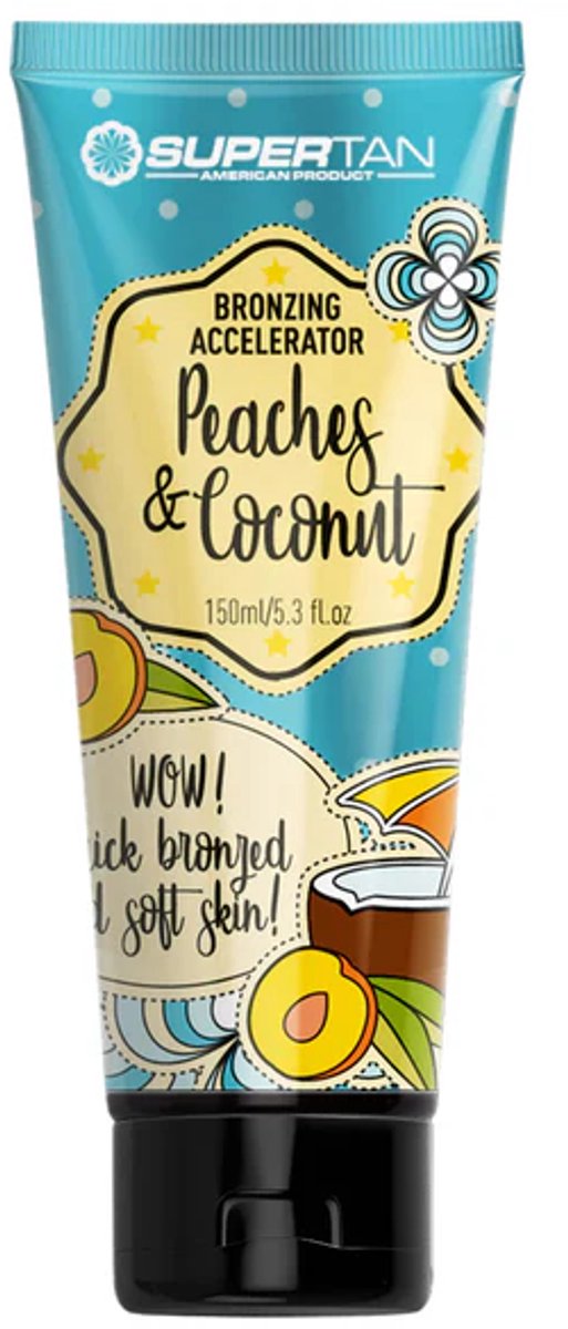 SuperTan - Peaches & Coconut - Zonnebankcrème 150ml