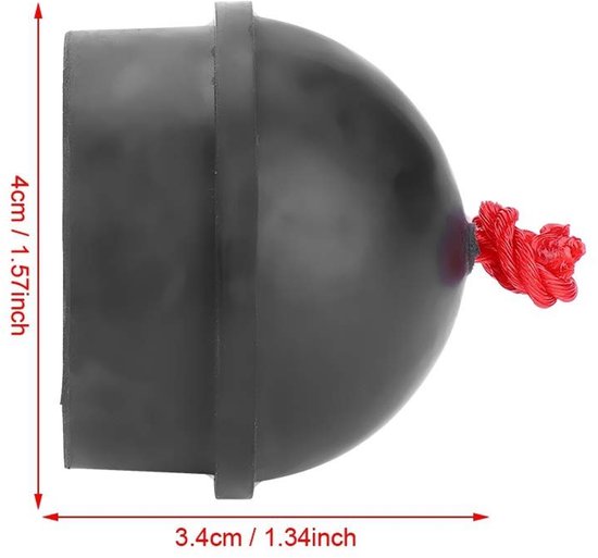 aladdien - Biljart Krijt Houder - Geen Slip Tip Krijt - Rubber Materiaal - Zwart - Pool Krijt Houder met Koord - Geschikt voor Snooker en Pool van Aladdien — afbeelding 3
