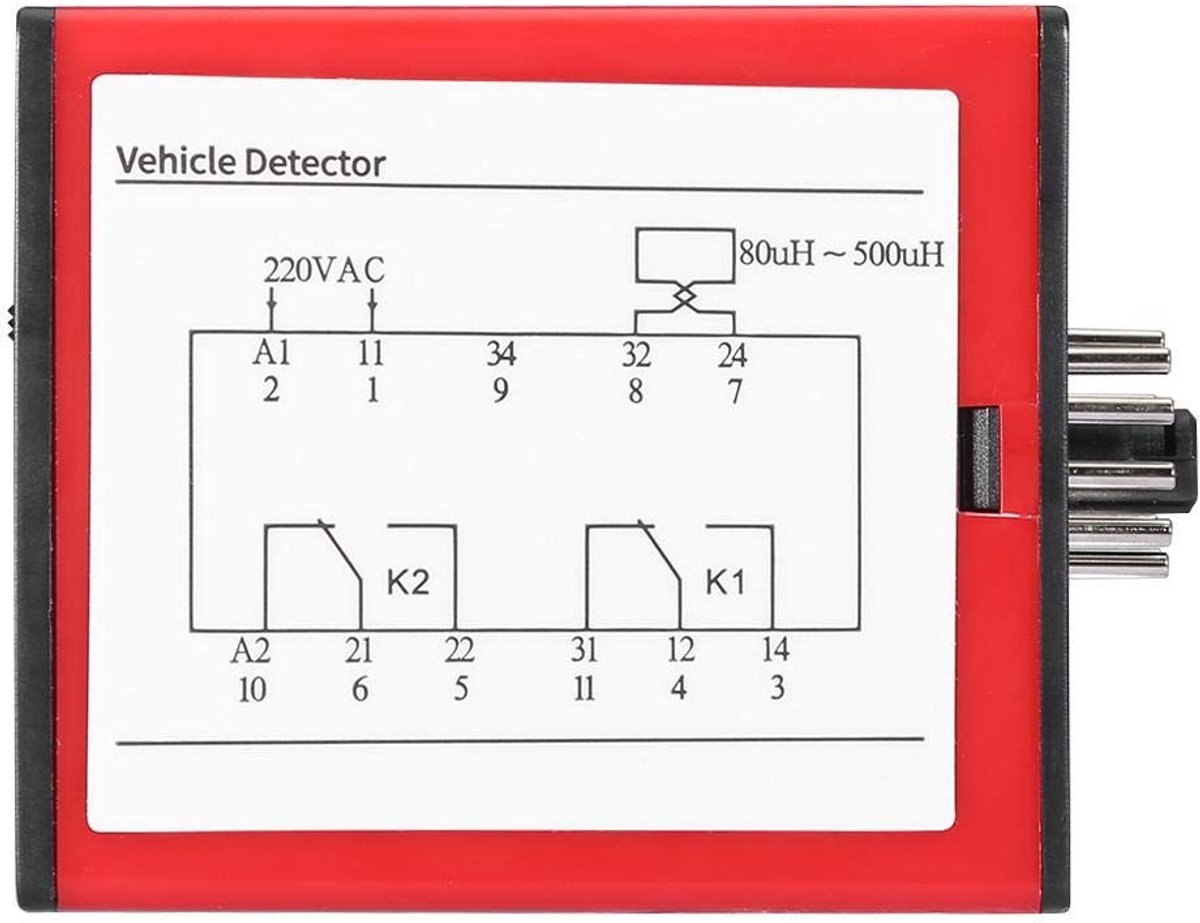 Allecto - Inductieve Voertuigsensor - Oprit Sensor - Enkel Kanaal Beweging Detector - Bewegingsdetectie voor Veiligheid - Ideaal voor Parkeren - Vo...