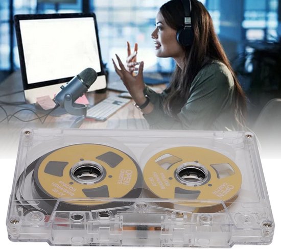 Golden crown - Reel to Reel Cassetteband - Dubbelzijdig - 50 Minuten Opnametijd - Transparante Doos - Audiocassetteband - Ideaal voor Muziekopname - Ges... van Merkloos — afbeelding 5